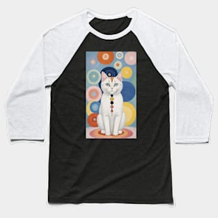 Hilma af Klint's Cat Kaleidoscope Baseball T-Shirt